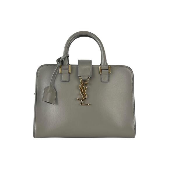 Saint Laurent Baby Cabas Leather Two-Way Bag - Picture 1 of 8